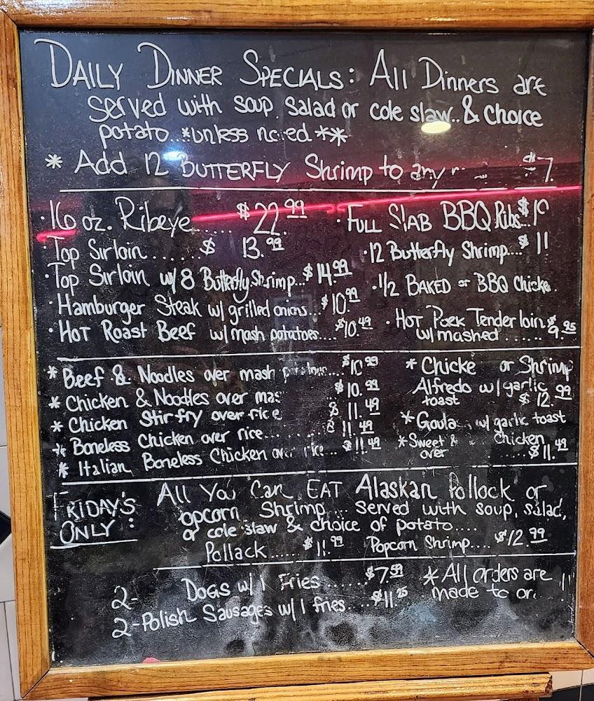 Archie's Restaurant Menu image 1